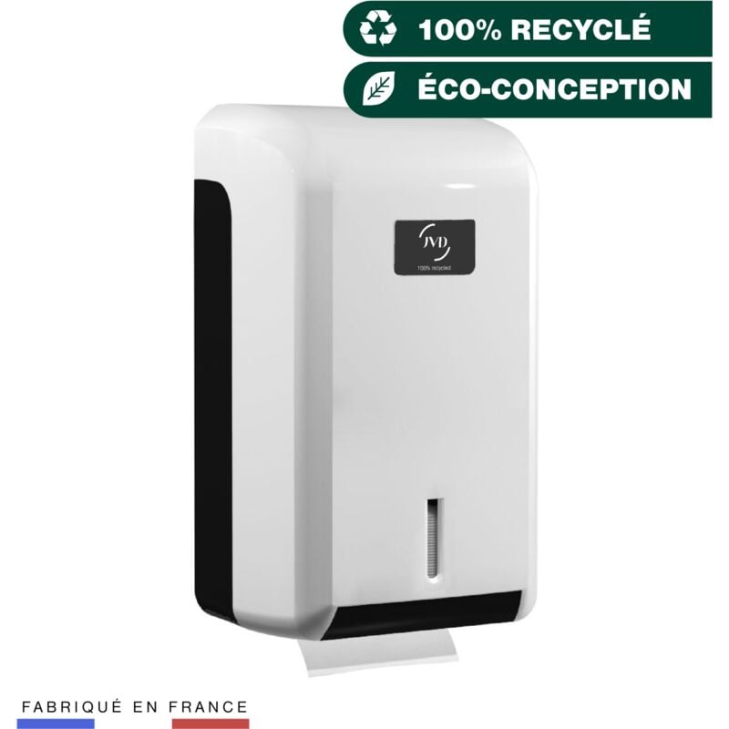 Distributeur Papier Hygiénique Cleanline maxi Blanc - Matériel professionnel - JVD