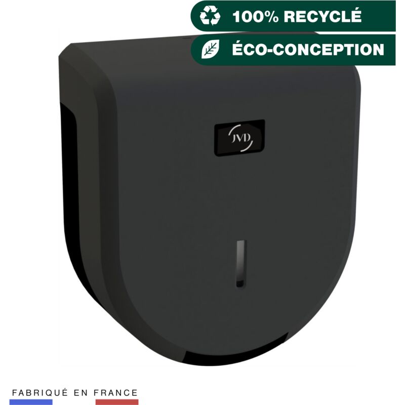 Distributeur de Papier Hygiénique Cleanline jumbo 200 noir - Matériel professionnel - JVD