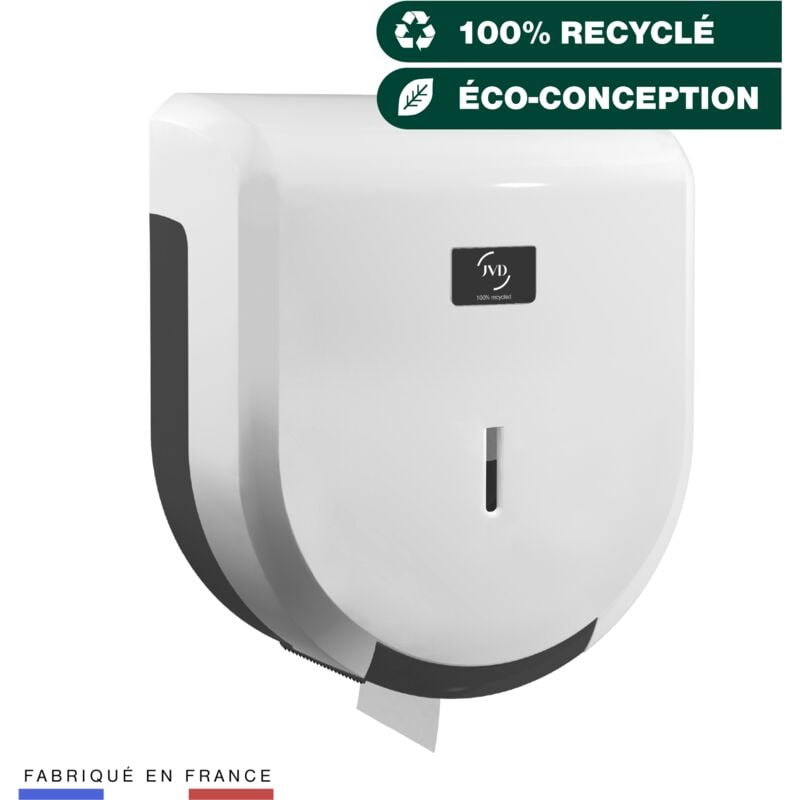 Distributeur de Papier Hygiénique Cleanline jumbo 400 blanc - Matériel professionnel - JVD