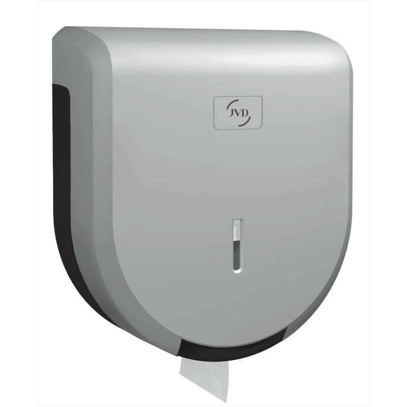 Distributeur de papier hygiénique cleanline jumbo 200 gris métallisé JVD Equipement Sanitaire