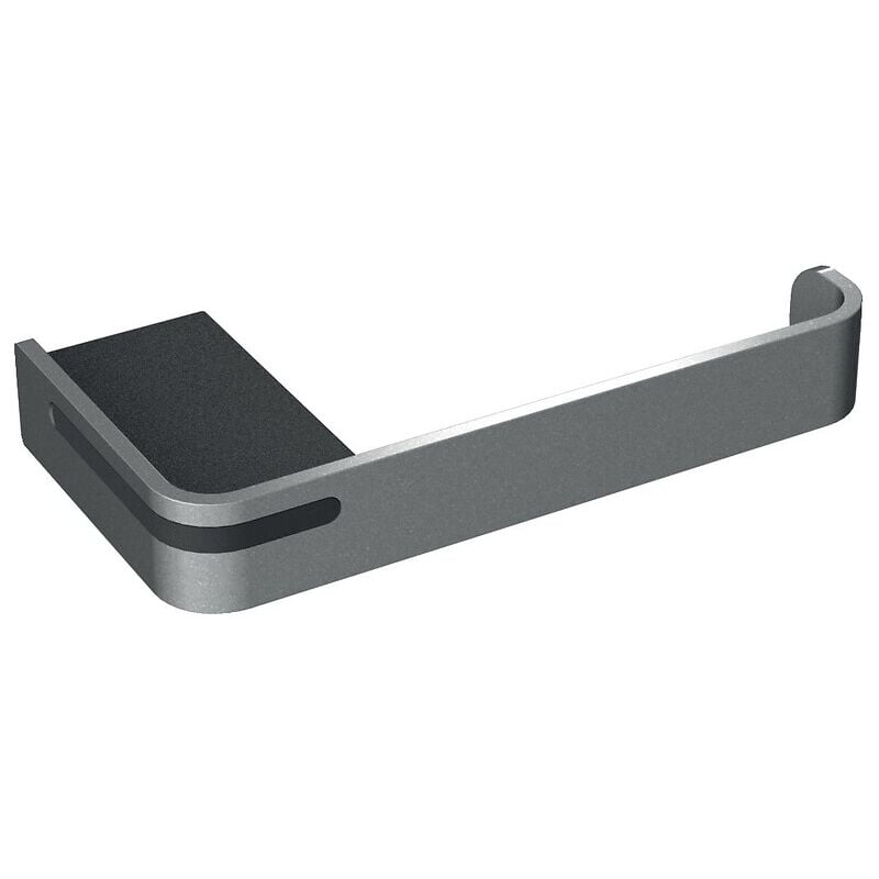 Distributeur de papier wc à fixer Alur gris mat en aluminium plié thermolaqué Pellet