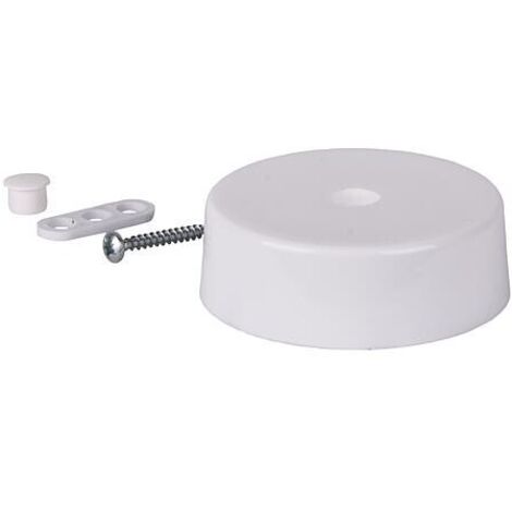 Distributeur de plafond, blanc, Ø 65mm, hauteur 23mm, LDV 65