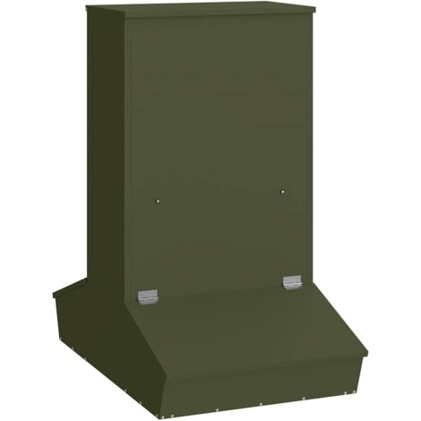 Distributeur de porcs Vert olive 55 x 51 x 91,5 cm CFW809169