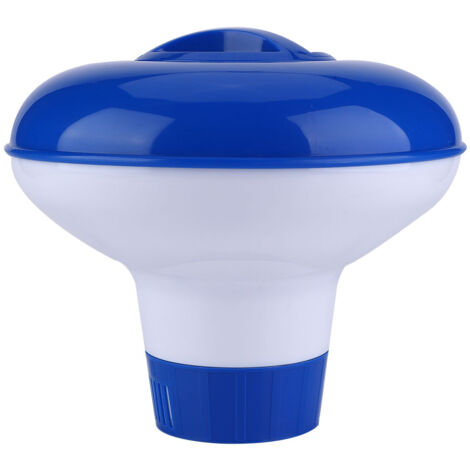 Distributeur de Produits Chimiques Flottant pour Piscine, Chlorine pour Bassin Intérieur et Extérieur