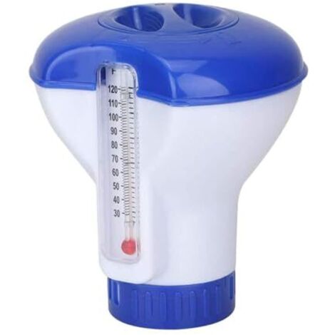 Distributeur de Produits Chimiques pour Piscine, Distributeur de Tablettes de Chlore Flottant pour Spa Extérieur et Intérieur Piscines Spas, Étangs à Poissons