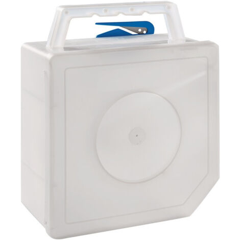 Distributeur de rubans de signalisation transparent avec couteau intégré l200 x