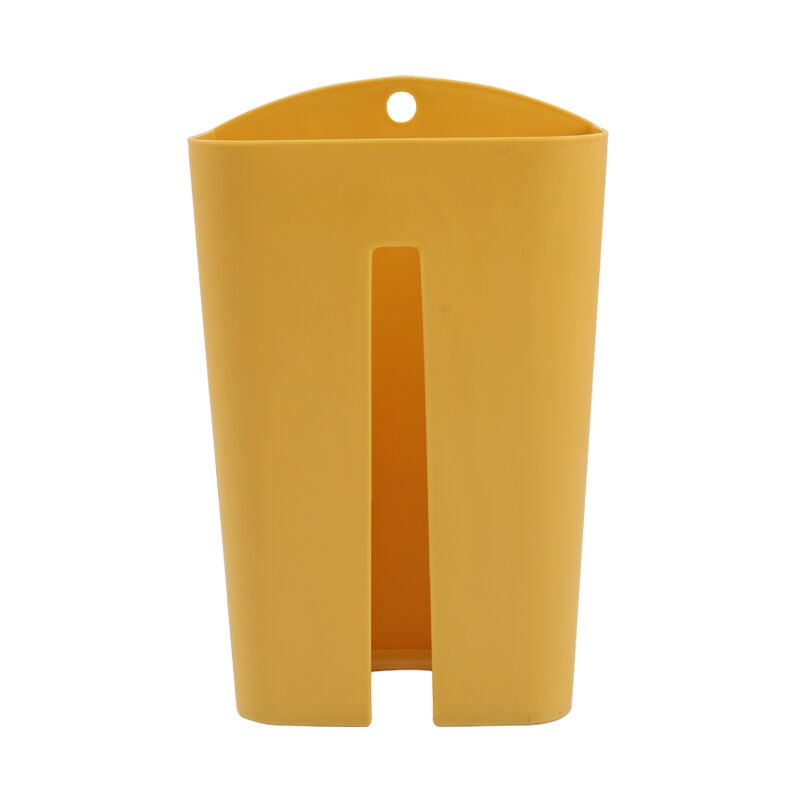 Ensoleille - Distributeur de sacs poubelles, boîte de rangement murale en plastique, organisateur de sacs poubelles, boîte de collecte, boîte