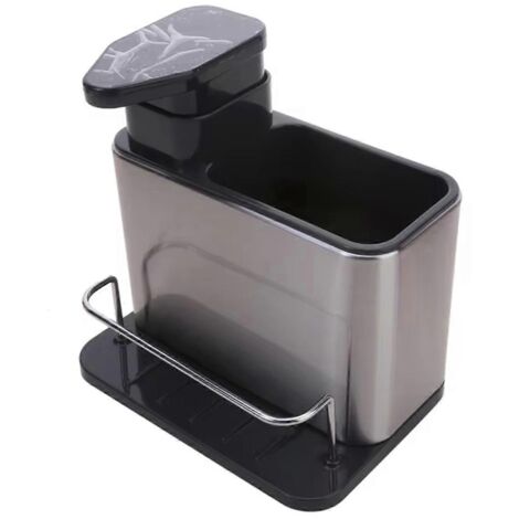 Distributeur de savon 3 en 1 avec porte-éponge