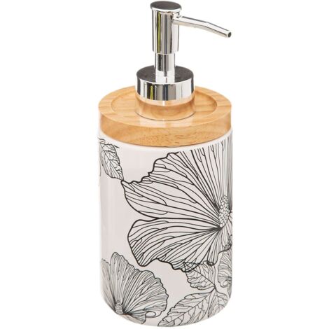 Distributeur de savon 7 x 18 cm Envole de fleur