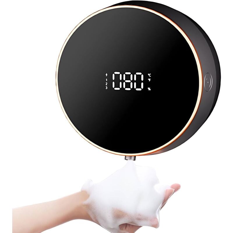 Distributeur de savon à capteur intelligent, Distributeur Savon multifonctionnel réglable à trois vitesses, Distributeur automatique de savon mural