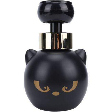Distributeur de Savon à Pompe Créant des Bulles en Forme de Patte de Chat Noir pour Cuisine et Salle de Bain
