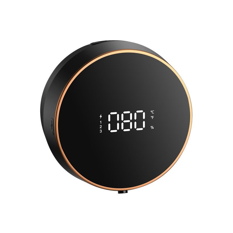 Distributeur de Savon Automatique 3 Niveaux Réglable Distributeur Savon Mural Distributeur de Savon Mousse Électrique pour Salle de Bains Cuisine