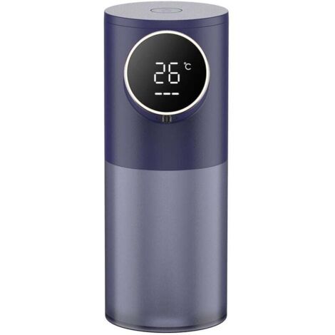 Distributeur de savon automatique, distributeur de savon moussant 320 ml Distributeur de savon rechargeable sans contact avec détecteur de capteur infrarouge pour cuisine salle de bain