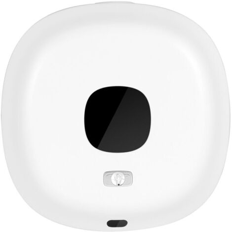Distributeur de savon automatique, distributeur de savon mural sans contact de 300 ml, distributeur de savon rechargeable par USB pour salle de bain, cuisine, bureau, école(Blanc)