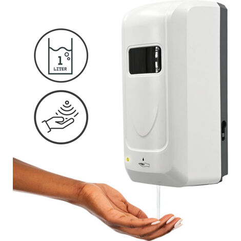 Distributeur de savon automatique mural 1L – Capteur infrarouge – Matériau thermoplastique ABS – Valve anti-gouttes – Installation facile