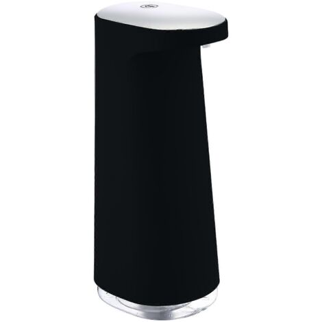 Distributeur de savon automatique rechargeable, distributeur de savon mousse, compatible avec les bureaux et les écoles, noir.-AquaForge