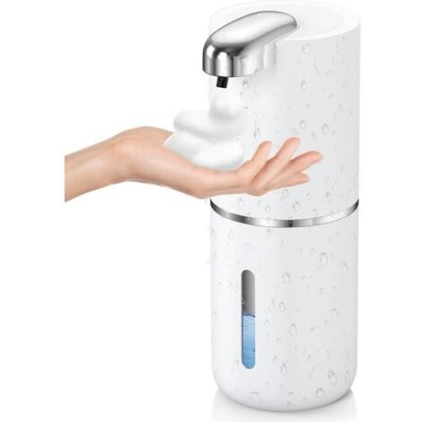Distributeur de Savon Automatique,Réglable à 4 Vitesse,Montage Mural électrique sans Contact,Rechargeable IPX5 Étanche