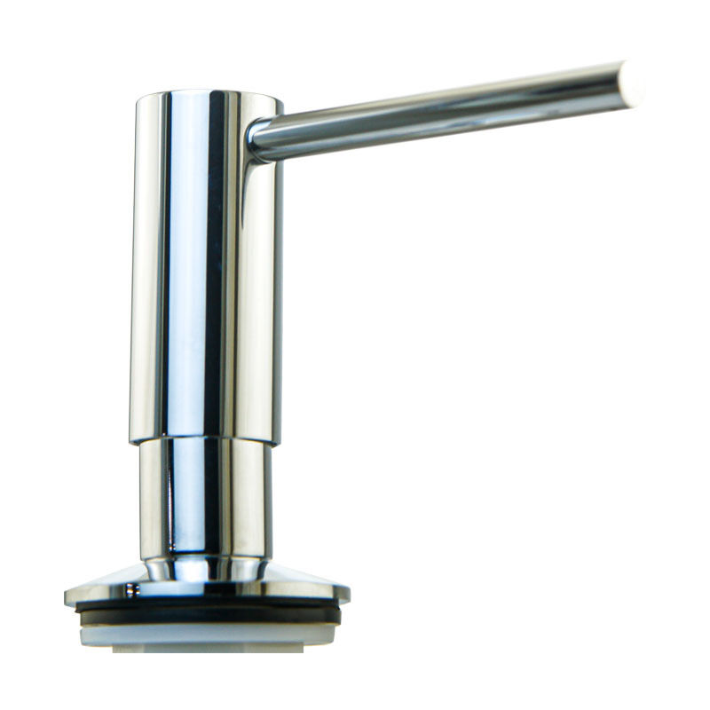 Distributeur de Savon avec Bec Pivotant à 360° - Distributeur de Savon Liquide Rechargeable par en Haut pour Evier Cuisine - Distributeur Savon