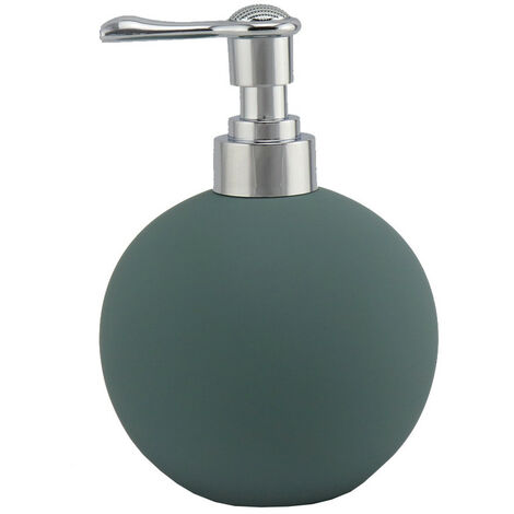 DISTRIBUTEUR DE SAVON CERAMIQUE BOWLING Gris Soft touch