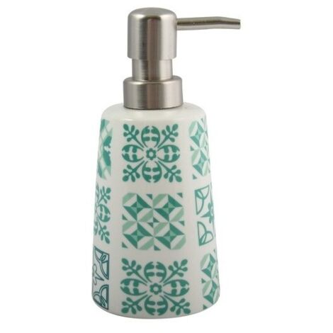 Distributeur de savon céramique SINTRA Bleu Turquoise MSV