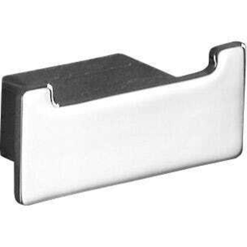 Kiamami Valentina - Crochet Porte-Serviettes De Salle De Bains Moderne En Métal Chromé Senator