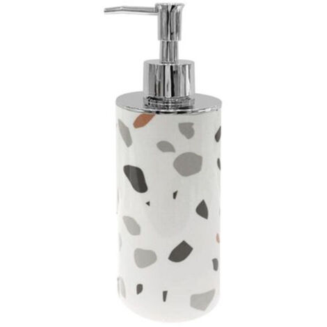 Distributeur De Savon Cylindrique Grit Blanc Multicolore Meubles De Salle De Bain 69839