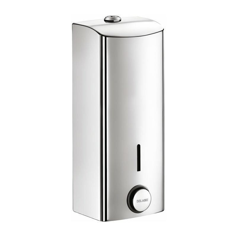 Distributeur de savon liquide 1L Inox 304 poli brillant Delabie 510580
