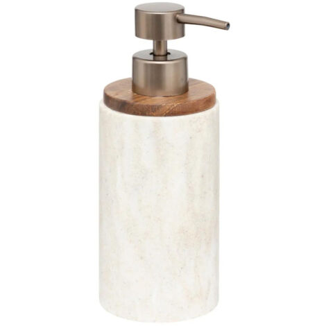 Distributeur de Savon Design "Côme" 19cm Beige