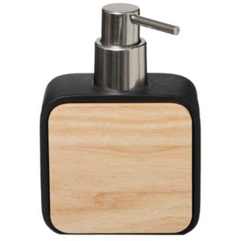 Distributeur de Savon Design "Natureo" 14cm Noir