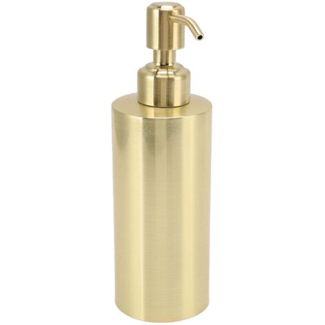 Distributeur de savon en acier inoxydable, grande capacité, avec pompe, pour la décoration de salle de bain.