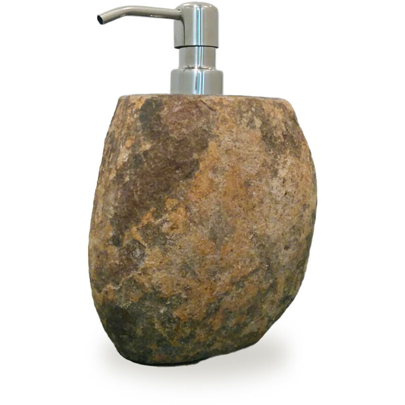 

Ocanline - Dispensador de jabón en piedra de río, Galéo