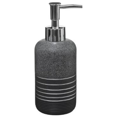 Distributeur de Savon en Résine "Venty" 19cm Gris