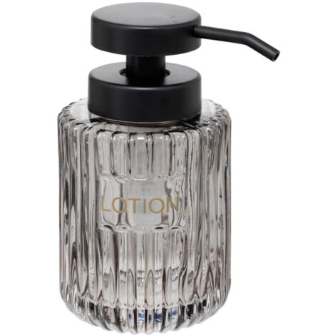 Distributeur de Savon en Verre "Glass" 14cm Gris