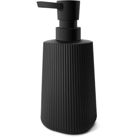 Distributeur de savon en verre pour salle de bain, 380 ml/8,5 oz, distributeur de liquide vaisselle avec pompe pour cuisine, pet
