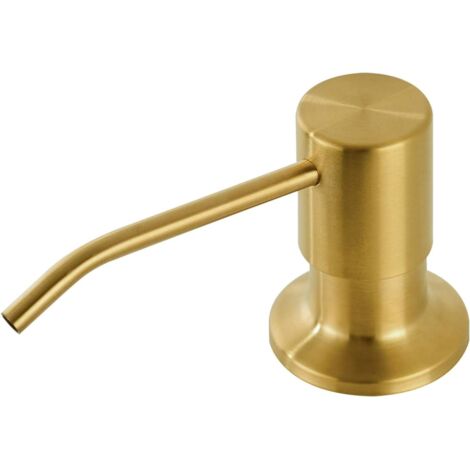 Distributeur de savon intégré pour lavabo, sa construction robuste garantit une longue durée de vie et une installation facile pour une mise en service rapide.-AquaForge