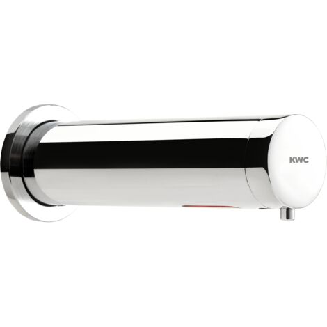 Distributeur de savon KWC AR, électrique, montage mural, chromé poli, alimentation secteur 230 V AC