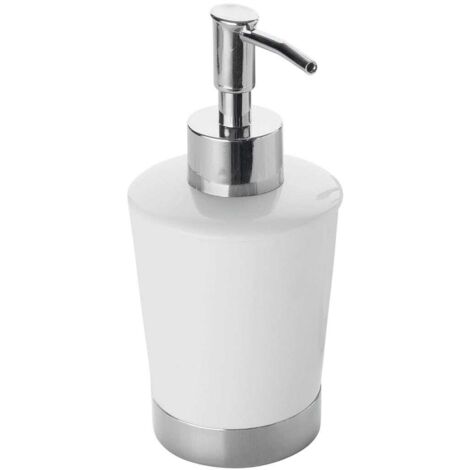 Distributeur De Savon Liquide À Poser En Céramique Blanche Lilly