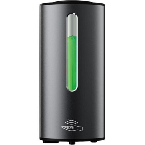 Distributeur de Savon Liquide Automatique Commercial Mural Noir Mat Grande capacité