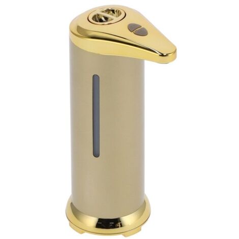 Distributeur de savon liquide automatique sans contact capteur infrarouge de 250 ml pour salle de bain domicile dor Label