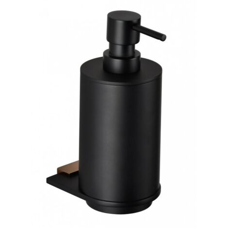 Distributeur de savon liquide GALLA en laiton noir et doré / 230ml