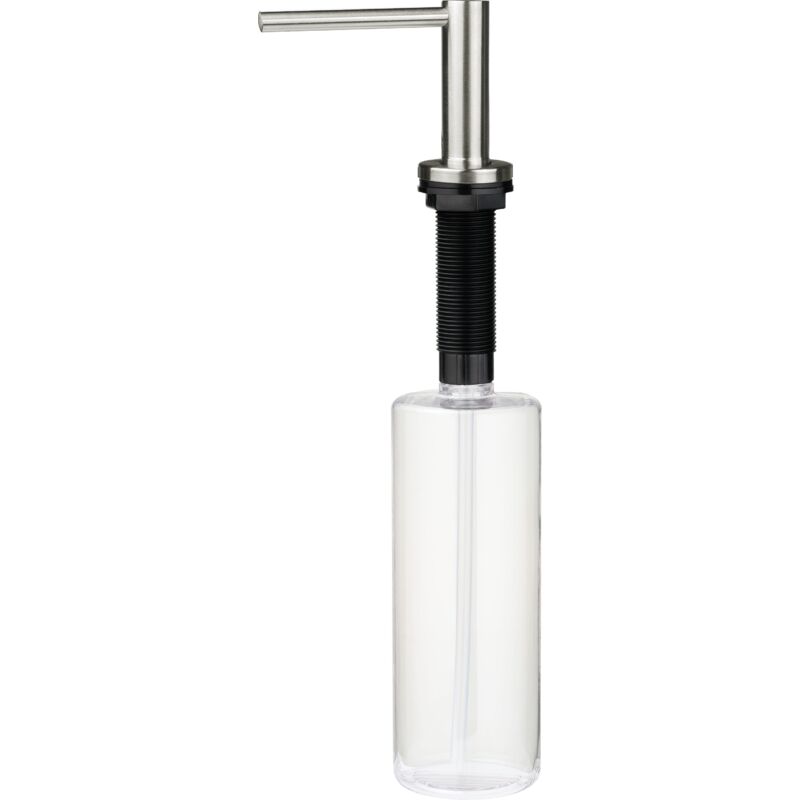 Distributeur de savon liquide pour installation d'évier de cuisine de couleur acier brossé Deante aster ZZZF0DD acier inoxydable brossé