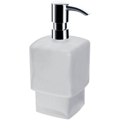 Distributeur de savon liquide pour rampe. avec pompe.chrome