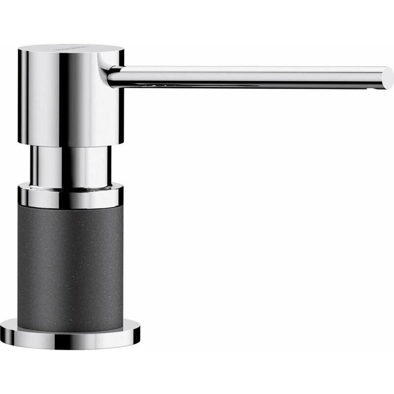 Accessoires - Distributeur de savon Lato, anthracite / chrome 525810 - Blanco