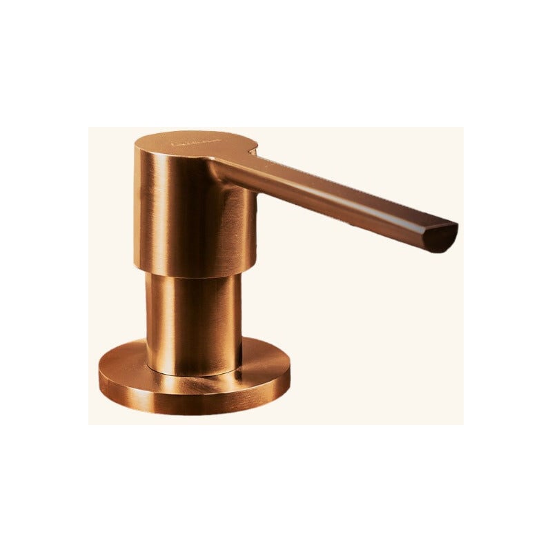 Distributeur savon cuisine encastrable Luisina inox massif cuivre