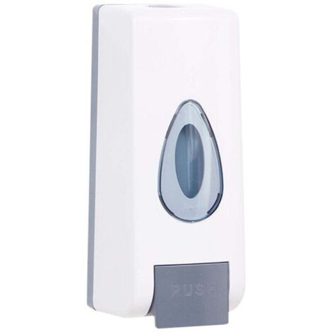 Distributeur de savon manuel 360 ml, distributeur de savon liquide mural à une seule tête, distributeur de shampoing, distributeur de gel douche pour salle de bain, porte-shampoing liquide (blanc).