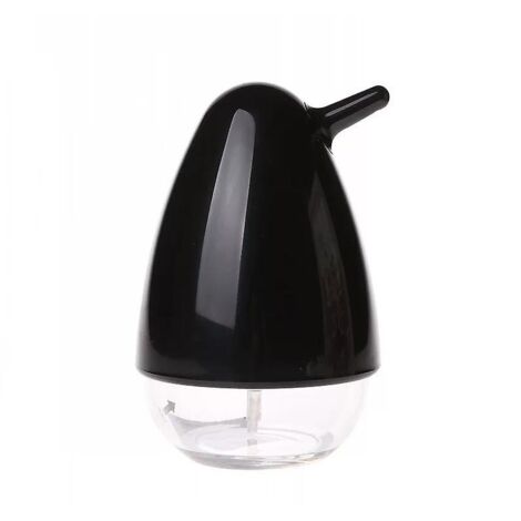 Distributeur de savon mousse avec réservoir de gel hydroalcoolique noir