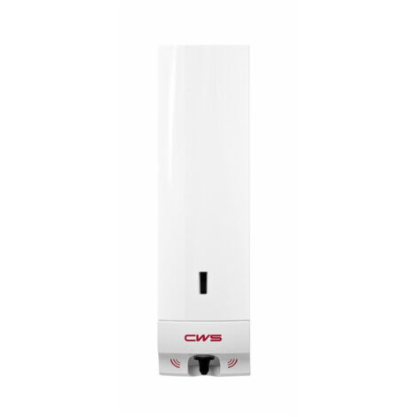 Distributeur de savon mousse CWS Paradise Foam Slim. NT. sans contactavec panneau. Blanc