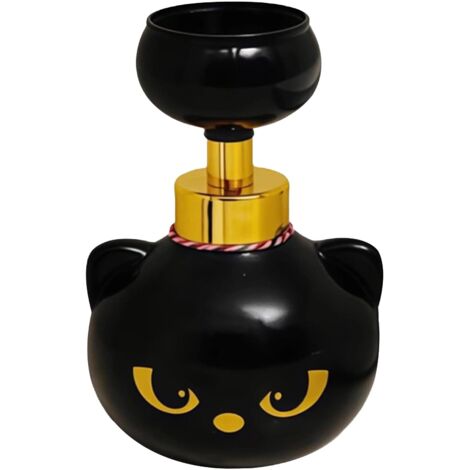 Distributeur de savon mousse en forme de patte de chat — Un distributeur de savon pour les mains original pour les salles de bains et les cuisines, orné d'un motif de patte de chat imprimé en 3D.