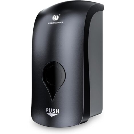 Distributeur de savon mousse manuel, 1000 ml (35 oz), rechargeable pour usage commercial - Gris foncé-AquaForge