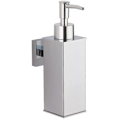 Distributeur de savon mural en acier inoxydable 304 (chrome) Lh-1 - argent